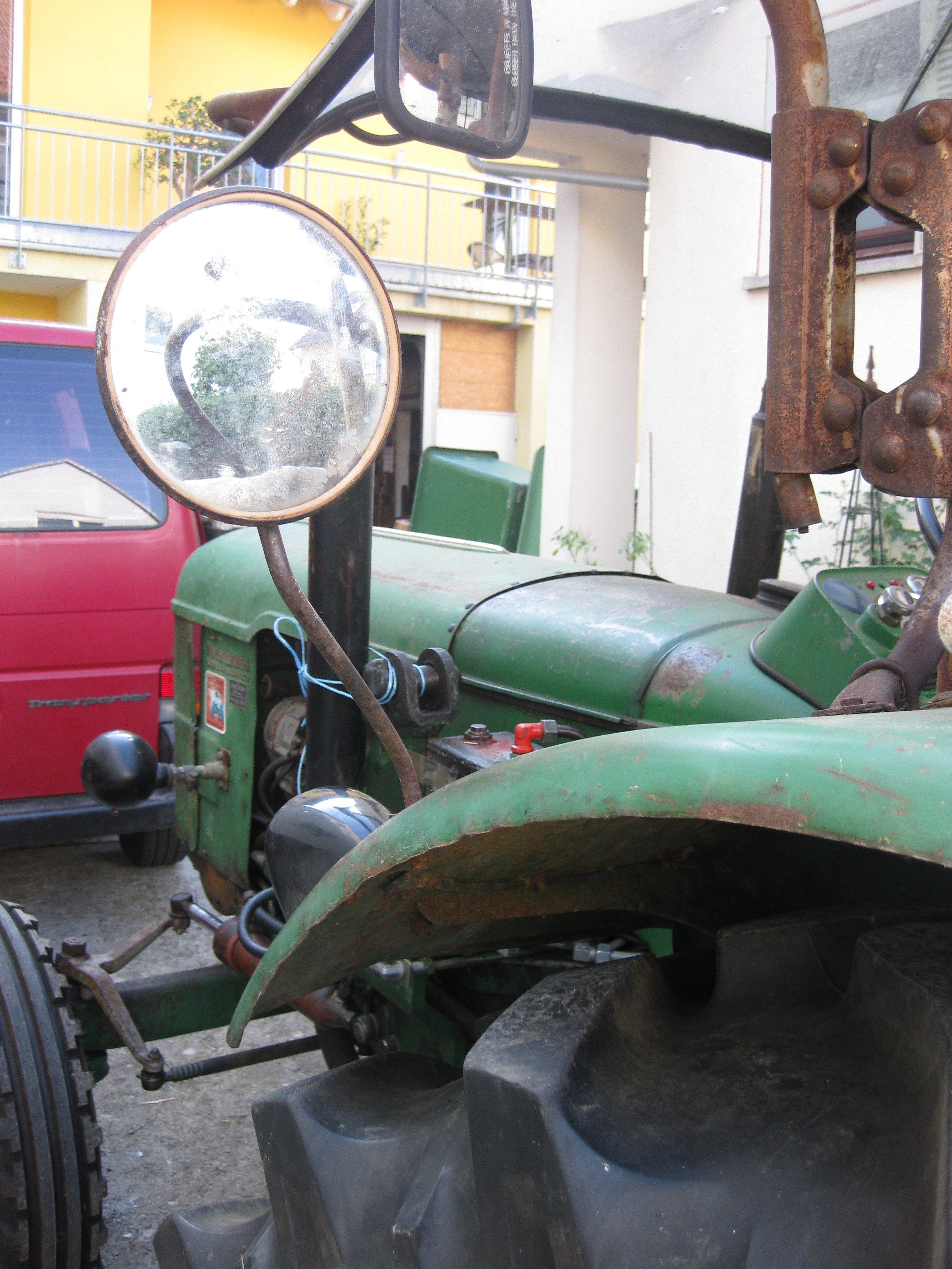 Rückspiegel Traktor antik oldtimer 2x150